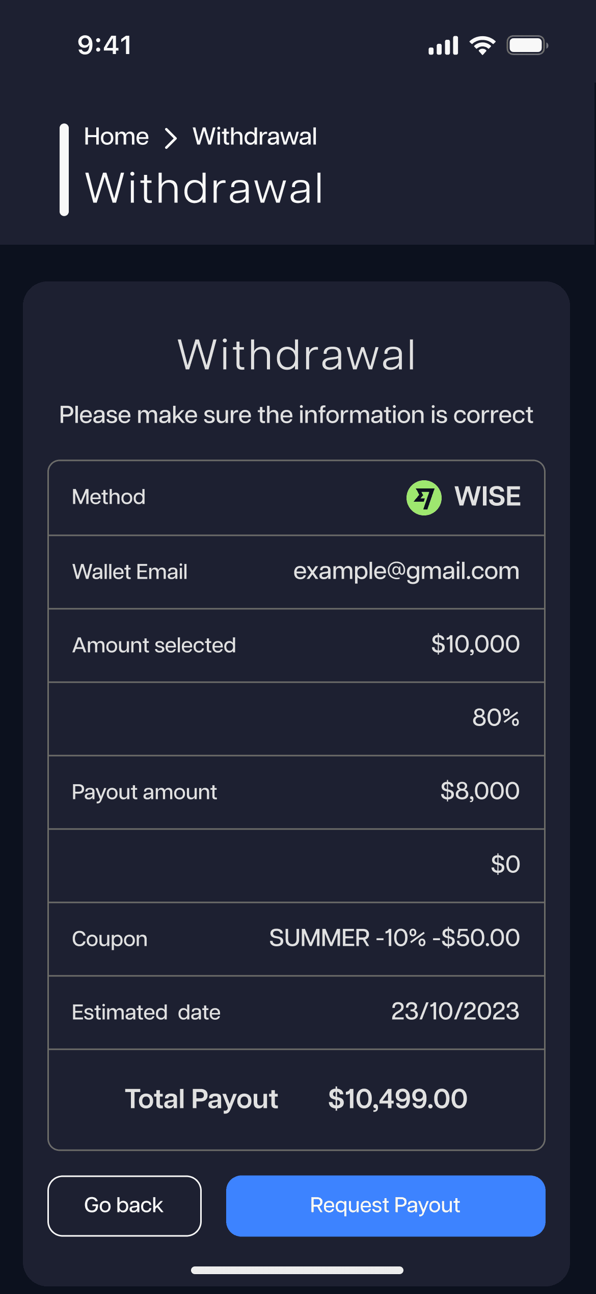 Crypto withdrawal error guidance mobile